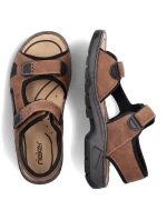 Rieker M 26156-25 RKR447B Sandále na suchý zips Rieker M 26156-25 RKR447B Sandále na suchý zips