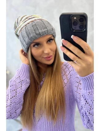 Dámska čiapka Feba K330 tmavo šedá