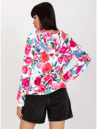 Mikina RV BL 8118.89 biela a ružová