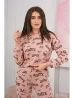 Statement set tmavo púdrovo ružový Statement set tmavo púdrovo ružový