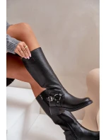 Zazoo 70141 Dámske kožené podkolienky Black Zazoo 70141 Dámske kožené podkolienky Black
