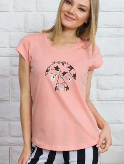 Dámske pyžamo kapri Hello world