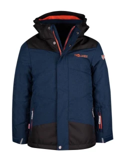 Zimná bunda pre dievčatá/chlapcov Trollkids Kids Norefjell Jacket zateplená nepremokavá (132-142)