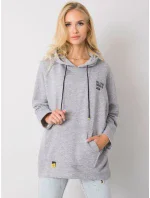 Mikina RV BL 7098.28 sivá