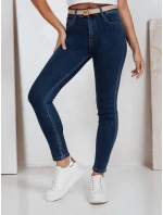 Dámske push up džínsy tmavomodré FashionStreet UY2771 Dámske push up džínsy tmavomodré FashionStreet UY2771