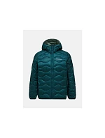 Pánska péřová bunda PEAK PERFORMANCE M Helium Down Hood Jacket, zelená farba Pánska péřová bunda PEAK PERFORMANCE M Helium Down Hood Jacket, zelená farba