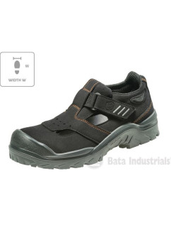 Čierne sandále Bata Industrials Act 151 U MLI-B09B1
