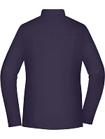 Daiber JN 1371 Popelínová blúzka slim fit s dlhými rukávmi 02.1371 tmavo fialová Daiber JN 1371 Popelínová blúzka slim fit s dlhými rukávmi 02.1371 tmavo fialová