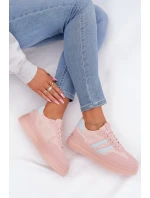 Dámské tenisky na platformě Růžové Galleria