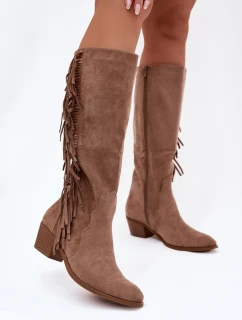 Topánky na podpätku model 223001 Krok v štýle