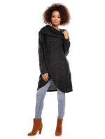 Dlhý sveter model 84298 PeeKaBoo