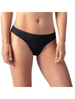 Dámske bezšvové tangá INVISIBLE THONG - BELLINDA - čierne