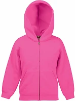 Fruit of the Loom Classic Kids Sweat Jacket Detská mikina s kapucňou 16.2045 fuchsiová Fruit of the Loom Classic Kids Sweat Jacket Detská mikina s kapucňou 16.2045 fuchsiová
