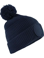 Beechfield B 530R Pletená čiapka Patch „Fan“ 53.530R francúzska námornícka modrá