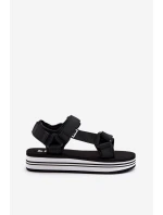 Damskie Sandały Na Platformie Lee Cooper LCW-24-05-2753 Czarne