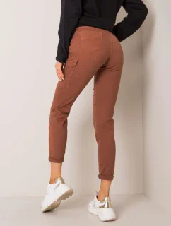 Nohavice D60027T62072 hnedé