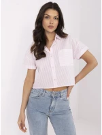 Košeľa NM KS KA 01148.50P biela ružová