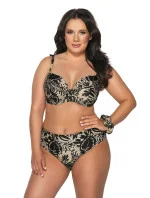 Dámska plavková podprsenka SK-184 čierno-béžová - AVA