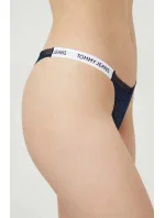 Dámske tangá HIGH LEG THONG UW0UW05160 C1G tm. modrá - Tommy Hilfiger Dámske tangá HIGH LEG THONG UW0UW05160 C1G tm. modrá - Tommy Hilfiger