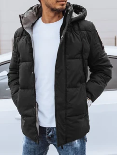 Pánska zimná prešívaná bunda čierna FashionStreet TX4463