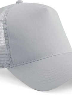 Beechfield B 640B Detská 5-panelová čiapka Trucker 53.640B svetlošedá/svetlošedá