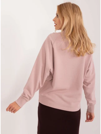 Mikina D10088BC02656A tmavoružová