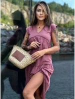 TW SK 2206 šaty.04P tmavo ružová