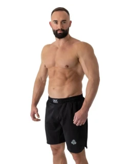 Šortky Bushido MMA Shorty Training Shorts Black S