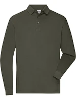 Daiber JN 1842 Pánske pracovné polo s dlhým rukávom z piké 02.1842 olivová Daiber JN 1842 Pánske pracovné polo s dlhým rukávom z piké 02.1842 olivová