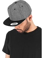 Flexfit 6089SU/6089CH 6-panelová snapbacková čiapka „Suede“ 55.689S čierna/čierna Flexfit 6089SU/6089CH 6-panelová snapbacková čiapka „Suede“ 55.689S čierna/čierna