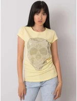 T košeľa EM TS ES 21 532.18 svetlo žltá