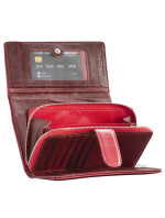 Kožená peňaženka Semiline RFID P8237-2 Červená