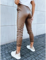 Dámske voskované nohavice HARBOR camel FashionStreet UY1699