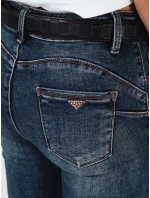 Dámske skinny džínsy tmavomodré FashionStreet UY2807