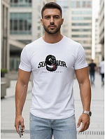 Pánske tričko s potlačou SUPERIOR white FashionStreet NX5015R Pánske tričko s potlačou SUPERIOR white FashionStreet NX5015R