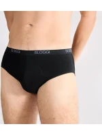 Pánske nohavičky Basic Midi 2P - BLACK - black 0004 - SLOGGI Pánske nohavičky Basic Midi 2P - BLACK - black 0004 - SLOGGI