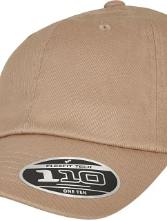 Flexfit 110EC 6-panelová čiapka s kšiltom „Alpha Eco Washing“ 55.10EC khaki