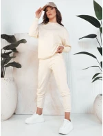 SWAN krémové dámske tepláky FashionStreet UY2086
