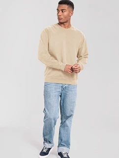 Mikina Fruit of the Loom Iconic 250 Set-In Sweat 16.2292, farba desert sand