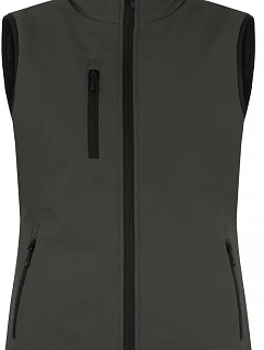 Clique Padded Softshell Vest Women Dámska zateplená softshellová vesta 67.0959 tmavošedá