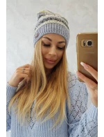 Čiapka s fleecom Patrycja K254 žltá+modrá
