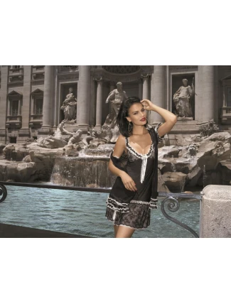 Dámska košieľka Fortunata 1678 chemise + tangá ZADARMO! - Kinga