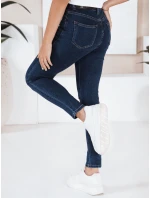 Dámske skinny džínsy tmavomodré FashionStreet UY2772 Dámske skinny džínsy tmavomodré FashionStreet UY2772