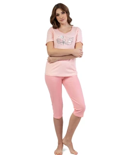Dámske pyžamo 688 broskyňová - REGINA