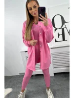 3dielny set blúzka, top a legíny svetlo ružová 3dielny set blúzka, top a legíny svetlo ružová