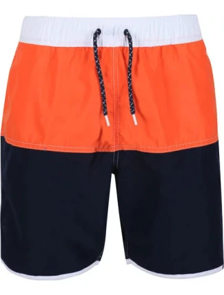 Pánske plavecké šortky RMM024 Benicio 1Q3 oranžová - Regatta