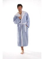 Župan unisex Tampa DUO 3959 5251 Svetlomodrý s modrou - Vestis