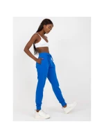 Tmavomodré základné teplákové nohavice (B-005.56)