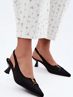 Lodičky na podpätku, model 230719 Step in style
