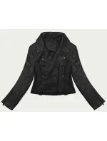Bunda Ramones s asymetrickým zipsom J Style Black (11Z8130) Bunda Ramones s asymetrickým zipsom J Style Black (11Z8130)